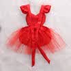 Christmas Infant Baby Girl Tulle Heart Romper Jumpsuit Playsuit Outfit Costume