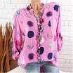 US NEW Womens Long Sleeve Ladies Clothes Casual Beach Holiday Loose Tops Blouse