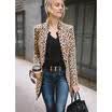 Fashion Women Leopard Print Sexy Winter Warm Wind Coat Cardigan Long Coat