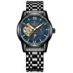 Mens Watches Top Brand Luxury Automatic Mechanical Watch Men Full Steel Business Waterproof Sport Watches Black
