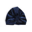 Girl Baby Bow Beanie Cap Toddler Infant Velvet Turban India Hat Hair Accessories