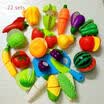 Cut Food Fruits&Vegetables Mushrooms Pretend Play Children Toys for Kids UK