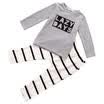 New 2Pcs Newborn Baby Boys Girls T-shirt Tops Long Pants Outfits Clothes Stylish