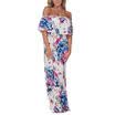 NEW Womens Off Shoulder Floral Midi Dress Summer Party Long Maxi Beach Sundress