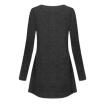 Fashion Women Long Sleeve Button Irregular Tops Casual Blouse Cotton Shirt S-5XL