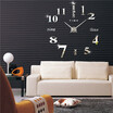 NeillieN clockDIY Wall Clock Frameless Roman Numbers Figures with Sticker for Home DecorationLiving room super acrylic clock