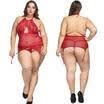 Women SexySissy Lingerie Lace Babydoll G-String Thong Underwear Nightwear M-3XL