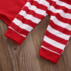 2Pcs Infant Baby My First Christmas Romper BodysuitStripe Pants Outfits Clothes