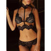 UK Woman Sexy Hot Underwear Costumes Black Lace Lingerie Erotic Sleepwear Sets