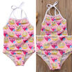 Toddler Kids Baby Girl expression Romper Straps Swimsuit Jumpsuit Clothes Outfit