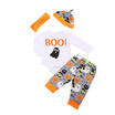 4PCS Newborn Baby Boys Girls Romper Pants Leggings Outfits Clothes Halloween Set