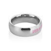 1PC Ring Stainless Steel Rings for Women Men Lovers Promise Ring Jewelry Gifts
