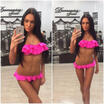 Bandage Womens Bikini Padded Push-Up Bra Swimsuit Beachwear Swimwear Bathing KJ