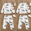 AUSTock Baby Boy Girl Dinosaur Cotton Clothes Outfit T-shirt Top Long Pants Set