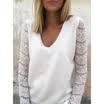 Women Long Sleeve Lace T Shirts Fashion Ladies Autumn Casual Blouse Tops Shirt