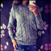 USA STOCK Women Long Sleeve Loose Sweater Knitted Cardigan Coat Jacket Outwear