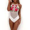 One Piece Ladies Womens Swimwear Swimsuit Monokini Push Up Padded Bikini Bathing