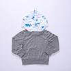 2Pcs Newborn Kids Baby Boys Girls Whale Hooded Tops T-shirt Pants Outfit Clothes