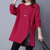 Fashion Women Ladies Loose Casual Long Sleeve T-Shirt Cotton Blouse Tops T-Shirt