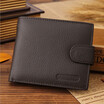 Mens Soft Leather Money Clip Slim Wallet ID Credit Bank Card Holder Coin Purse