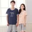 Arctic cashmere short sleeve pajamas comfortable couple pajamas home men&women pajamas home service summer men&women pajamas B541106012T word female XL