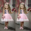 Kids Baby Girls Flower Pageant Bridesmaid Formal Sleeveless Tutu Dress Sundress