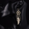 NeillieN Europe&the United States new fashion earrings female dream catcher gemstone earrings jewelry long temperament tassel