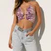 Ladies Womens Sleeveless Plain Camisole Strappy Stretch Vest Bra Cami Crop Top
