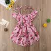 Toddler Kids Baby Girls Dovetail Dress Rompers Jumpsuits Playsuit Trousers 1-5T