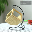 Iron Hanging Flower Plant Planter Basket Vase for Plant Pot Holder With Ceramics