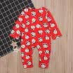 Toddler Newborn Baby Girl Xmas Long Sleeve Bodysuit Romper Jumpsuit Clothes