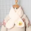 Kids Baby Autumn Winter Warm plush bib scarf baby cartoon thick soft collar