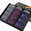 Playboy PLAYBOY 5270 Men&39s underwear Men&39s angle pants plus fat to increase the code fat guy guitar pants waist shorts 3 gift box multi-color 5XL