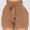 Women Hot Pants Summer Casual Loose Shorts Bow Beach High Waist Short Trousers