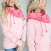Fashion Womens Plain Hoodie Sweatshirt Pullover Hooded Sweater Coat Casual Tops