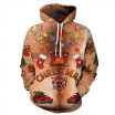 New Christmas 3D Printed Hoodies For Both Men&Women Globle Hot Sale Mens 3D Print Pullover Womens Sweater Without Suede Inside QYDM-475