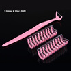 1 Holder & 20Pcs Dental Floss Picks Inter-dental Brush Teeth Stick Toothpick Flosser for Oral Deep Clean