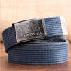 AU Mens Buckle Long Canvas Nylon Waist Web Belt Outdoor Tactical Strap Waistband