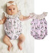 AU Stock Newborn Kid Baby Girls Clothes Floral Outfits Jumpsuit Romper Bodysuit