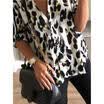 Fashion Women Lady Long Sleeve Loose Blouse Summer Autumn V Neck Casual Shirt AU