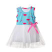 Flamingo Girl Dress Kid Pageant Wedding Formal Party Tutu Gown Princess Sundress
