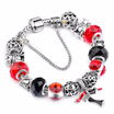 Pandora Style 2018 Snowflake Charm Bracelet For Women DIY Crystal Beads fit Bracelets & Bangles Jewelry Christmas Gift
