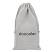 Docooler Storage Bag Carrying Bag Small Drawstring Flocked Protection Pouch Grey 135235CM