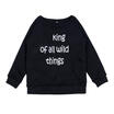 Mom Dad Kids Long Sleeve T-Shirt Family Matching Clothes Couple King Queen Tops