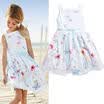 New Baby Kids Girls Sleeveless Bow Flower Party Dresses Summer Sundress UK Stock