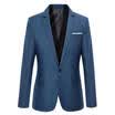 NEW2018 Mens Casual Slim Fit Formal One Button Suit Blazer Coat Jacket Tops