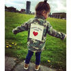Fashion Toddler Kids Girls Camoflage Button Baisc Jacket Coat Age 2 3 4 5 6 7 8Y