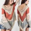 UK Stock Womens Long Sleeve T-Shirt Ladies Loose Baggy Tops Blouse Beach Tops