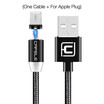 Cafele New LED Magnetic USB Cable for iPhone Micro USB Cable USB C Magnet Charger Nylon Cabo for Samsung Xiaomi Huawei