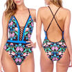 Sexy Women One-Piece Swimsuit Beachwear Swimwear Push-up Monokini Bikini Bathing